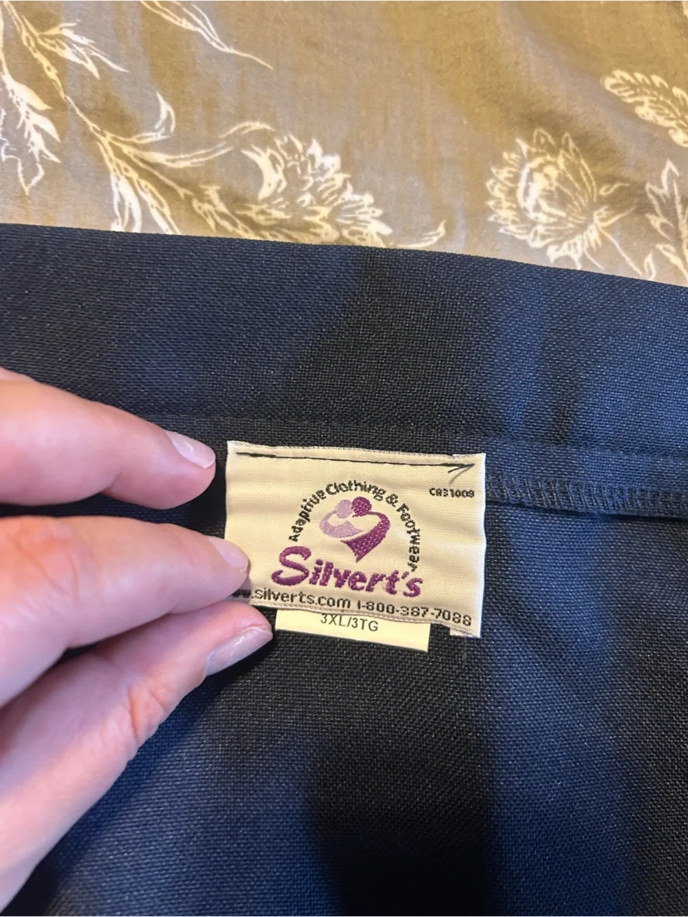 Women's Easy Adaptive Wrap Around Skirt Size 3XL Navy